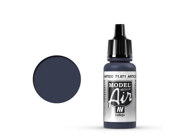 Vallejo 71.071, 17 ml, Blå, Metallisk, Flaske