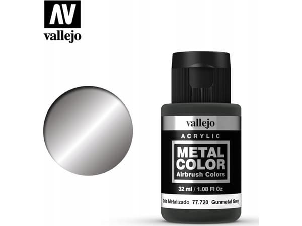 Metal Color Gunmetal Grey, 32ml.