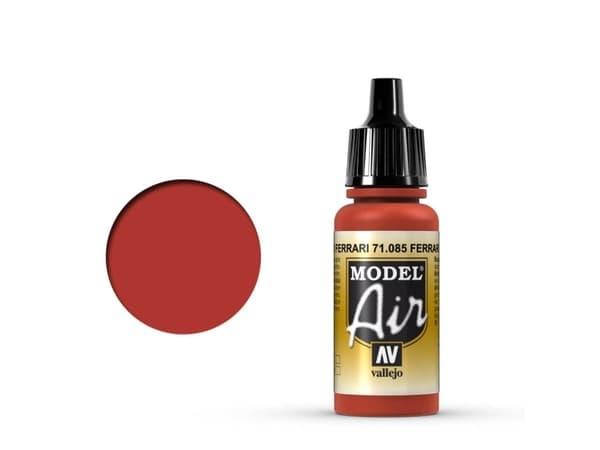 Vallejo 71.085, 17 ml, Röd, Flaska