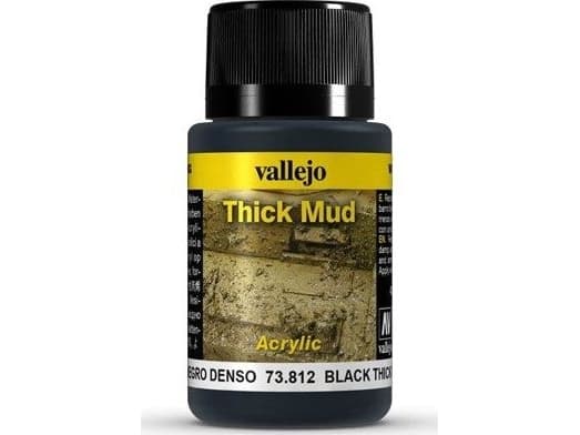 Vallejo 73.812, Svart, Akrylfärg, 40 ml, 1 styck