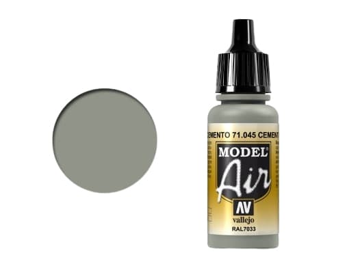 Vallejo 71.045, 17 ml, Harmaa, Matta, Pullo