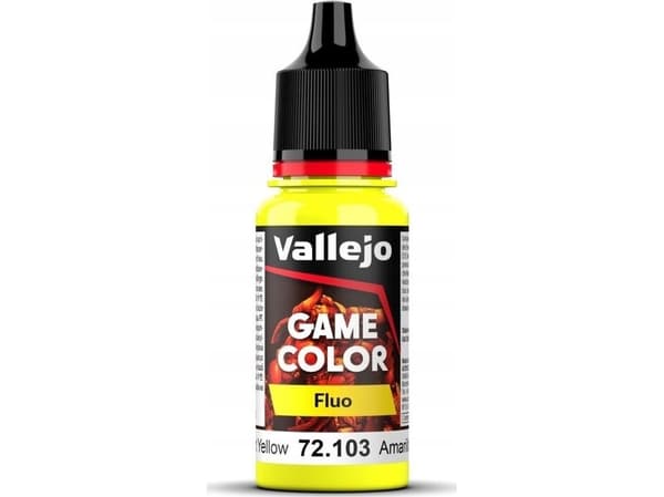 Vallejo Vallejo: 72.103 - Game Color - Fluo - Yellow (18 ml)