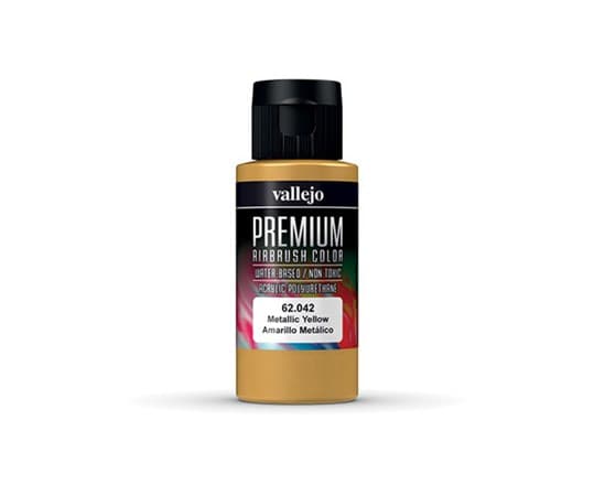 Vallejo 62.042, 17 ml, Gul, Metallisk, Flaska