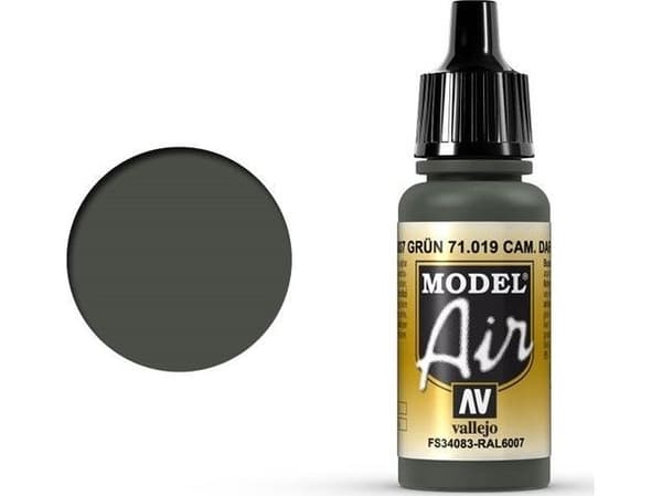 Vallejo Vallejo Model Air Camouflage Dark Green 71.019 uniwersalny