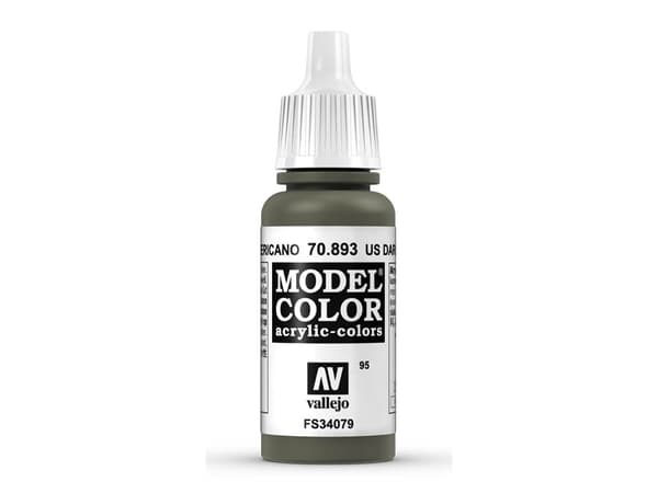 Vallejo 70.893, 17 ml, Grønn, Matte, Flaske