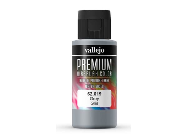 Vallejo 62.019, 60 ml, Grå, Matt, Flaska