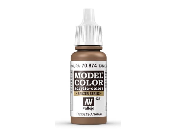 Vallejo 70.874, 17 ml, Brun, Matte, Flaske
