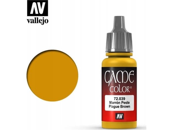 Vallejo Vallejo: 72.039 - Game Color - Plague Brown (18 ml)