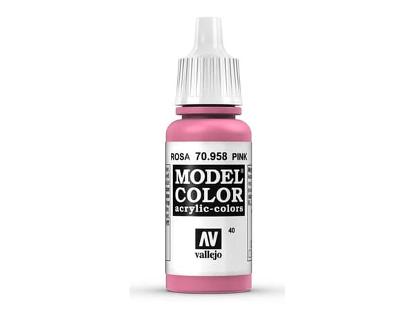 Vallejo 70.958, 17 ml, Rosa, Matt, Flaska