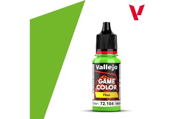 Vallejo Vallejo: 72.104 - Game Color - Fluo - Green (18 ml)