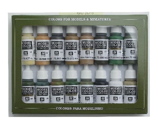 Vallejo Vallejo: 70.109 - Model Color Set - Allied Forces WWII (16 x 18 ml)