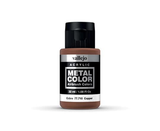 Vallejo Metal Color, 32 ml, Kopper, Metallisk, Flaske