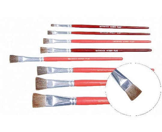 Hobby pensel 10 flad/fin