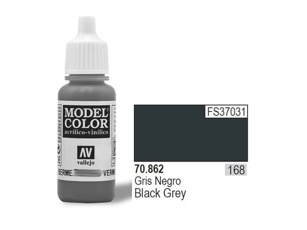 Vallejo 70.862, 17 ml, Grå, Matte, Flaske