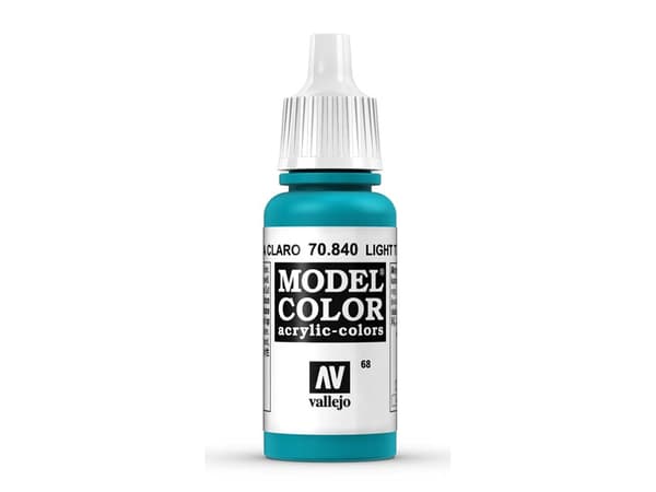 Vallejo 70.840, 17 ml, Turkis, Matte, Flaske
