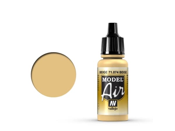 Vallejo 71.074, 17 ml, Beige, Matt, Flaska