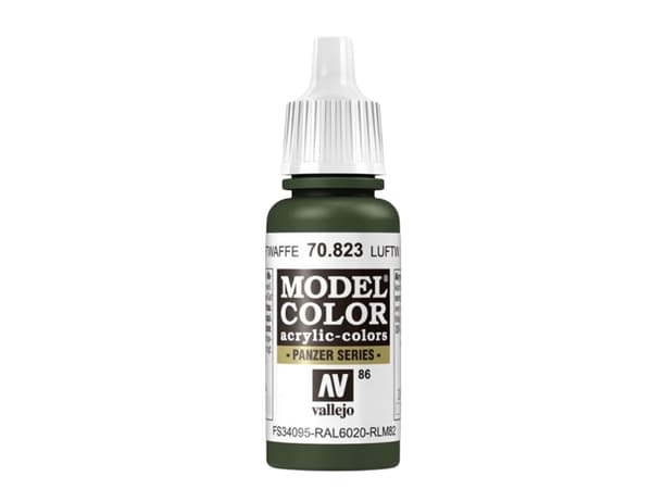 Vallejo 70.823, 17 ml, Grön, Matt, Flaska