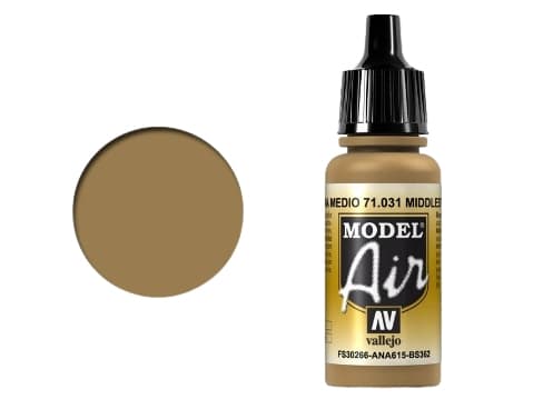 Vallejo 71.031, 17 ml, Brun, Matte, Flaske