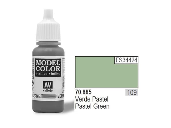 Vallejo Color Nr109 Pastellgrønn 17ml
