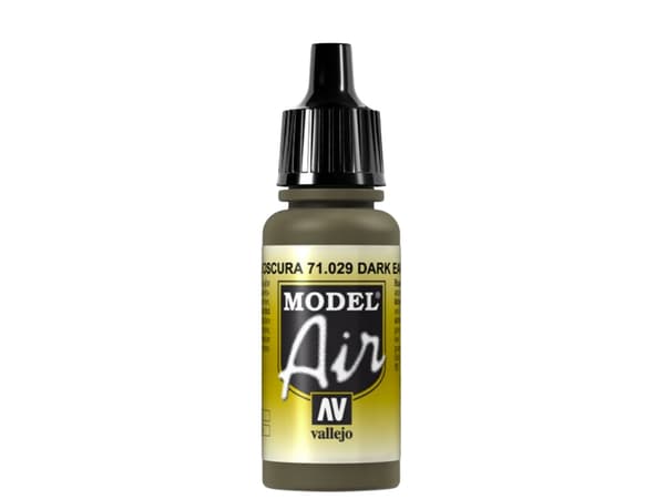 Vallejo Model Air, 17 ml, Brun, Matt, Flaska