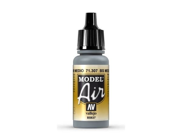 Vallejo 71.307, 17 ml, Grå, Matte, Flaske