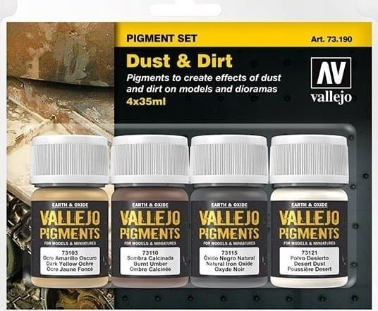 Dust & Dirt Pigment 4x35ml set