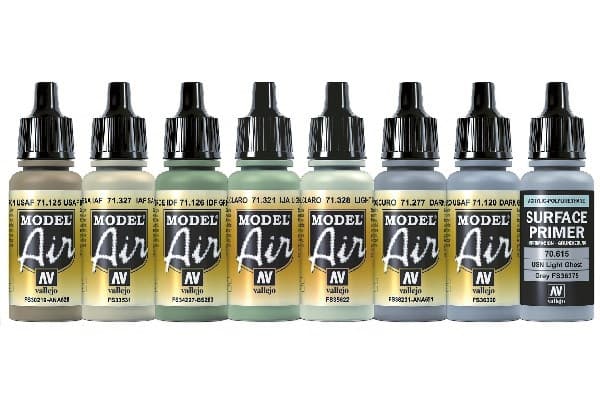 Vallejo 71.203, 17 ml, Blå, Brun, Grønn, Grå, Sand, Matte, Flaske