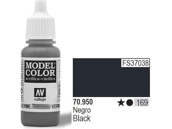 Black mat 17ml/18ml