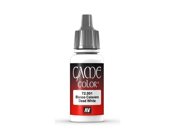 Vallejo Dead White, 17 ml, Vit, Matt, Flaska