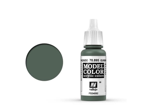 Vallejo 70.895, 17 ml, vihreä, matta, pullo, pullo