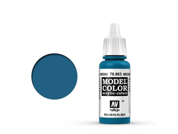 Vallejo Farba Nr57 Medium Blue Matt 17ml - 70963