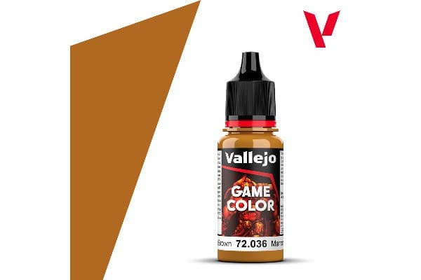 Vallejo 72.036, 17 ml, Brun, Hud, Matt, Flaska