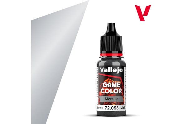 Vallejo 72.053, 17 ml, Sølv, Metallisk, Flaske