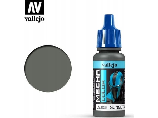 Vallejo Vallejo: 69.058 - Mecha Color - Gunmetal (17 ml)