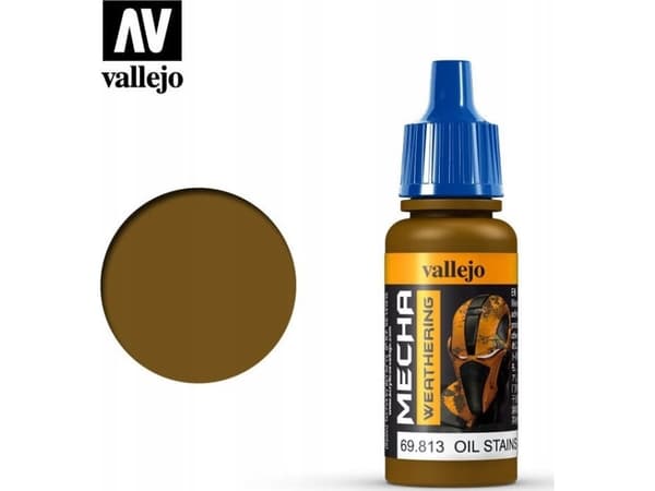 Vallejo Vallejo: 69.813 - Mecha Weathering - Oil Stains Gloss (17 ml)