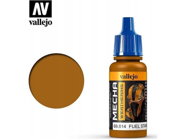 Vallejo Vallejo: 69.814 - Mecha Weathering - Fuel Stains Gloss (17 ml)
