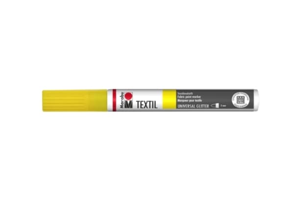 Marabu 01190003519, Gult, Assorterte farger, Rund, 3 mm, Stoff, 1 stykker