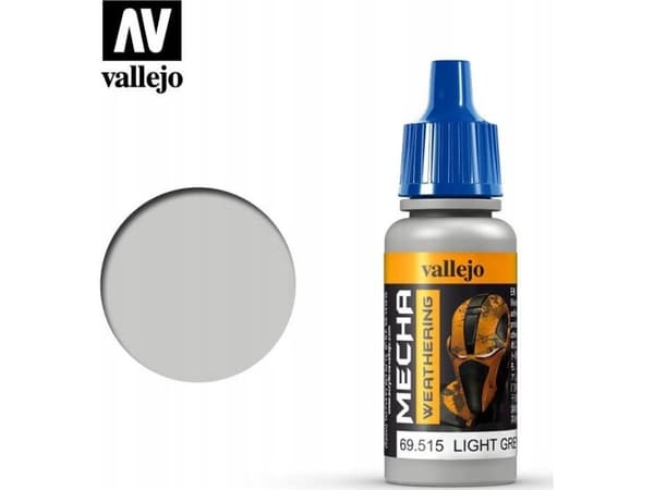 Vallejo Vallejo: 69.515 - Mecha Weathering - Light Grey Wash (17 ml)