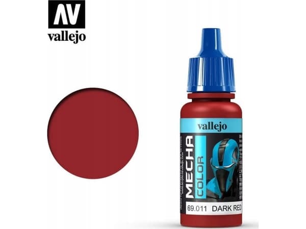 Vallejo Vallejo: 69.011 - Mecha Color - Dark Red (17 ml)