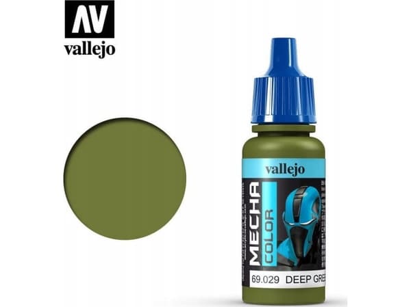 Vallejo Vallejo: 69.029 - Mecha Color - Deep Green (17 ml)
