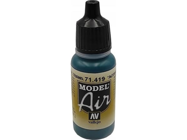 Vallejo Vallejo: 71.419 - Model Air - Aotake' Translucent Blue (17 ml)