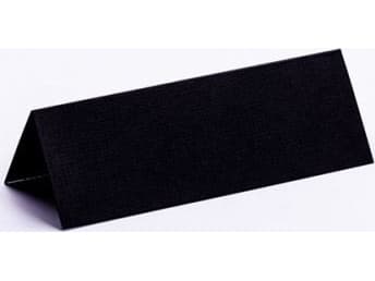 Carioca Bordkort 10x7cm sort tekstureret 10stk.