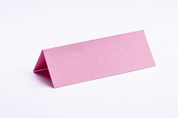 Paikkakortit 10x7cm vaaleanpunainen kuvioitu 10kpl.
