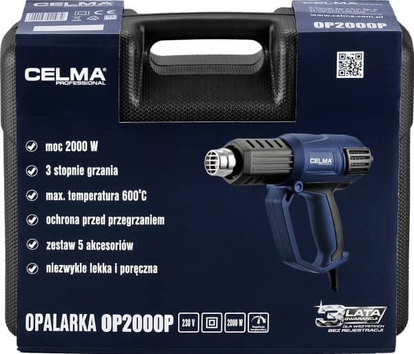 CELMA KUUMAILMAPUHALLIN 2000W OP 2000P