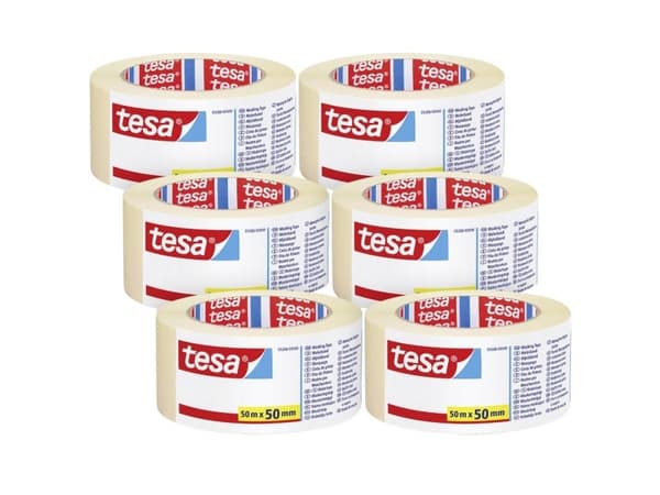 tesa UNIVERSAL 05288 Maalarinteippi läpinäkyvä (L x S) 50 m x 50 mm 6 kpl 6 kpl
