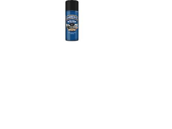 Hammerite Spray Paint Smooth Black 400 Ml