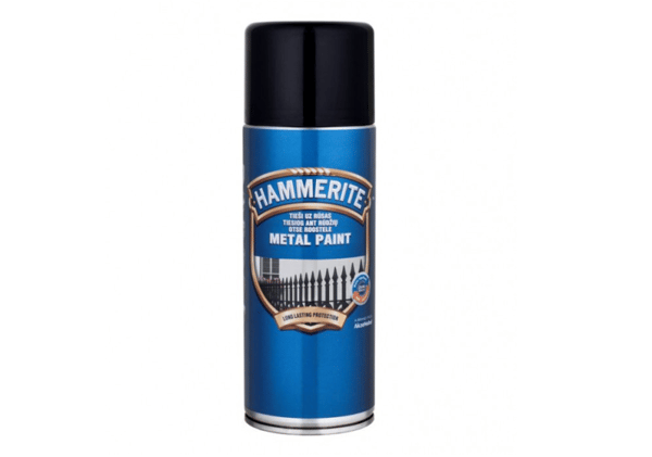 Hammerite Spray Paint Smooth Black 400 Ml