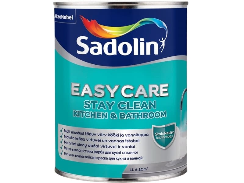 Sadolin Paint Easycare Kitchen Bathroom Bw 1L