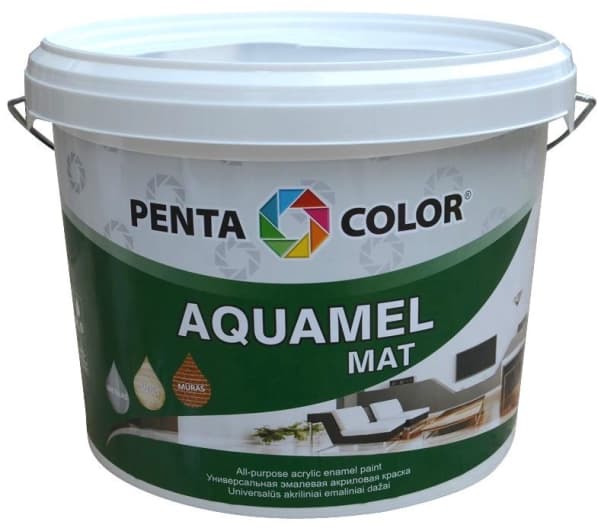 Pentacolor Paint Aquamel Chestnut Colour 3 Kg Matt