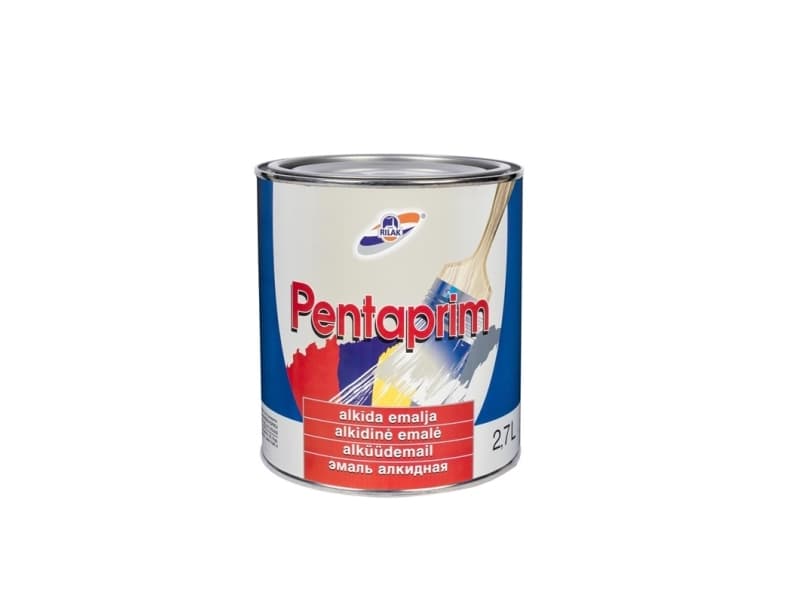 Rilak Alkyd Enamel Paint Pentaprim Red 2.7L